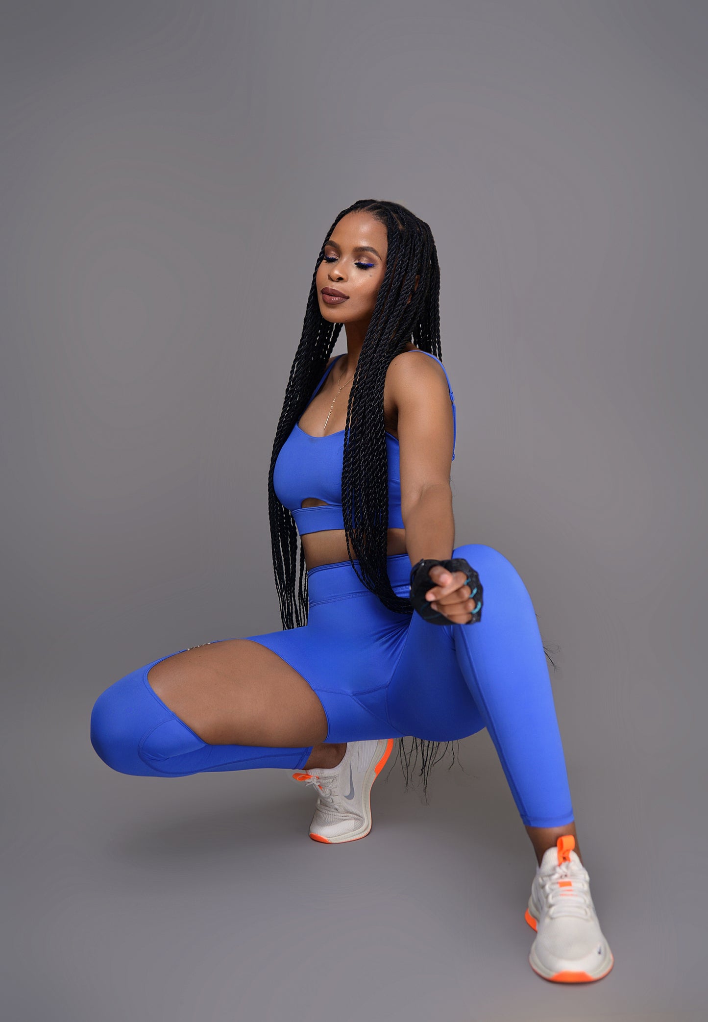 Blue Hollow Black 2Pcs