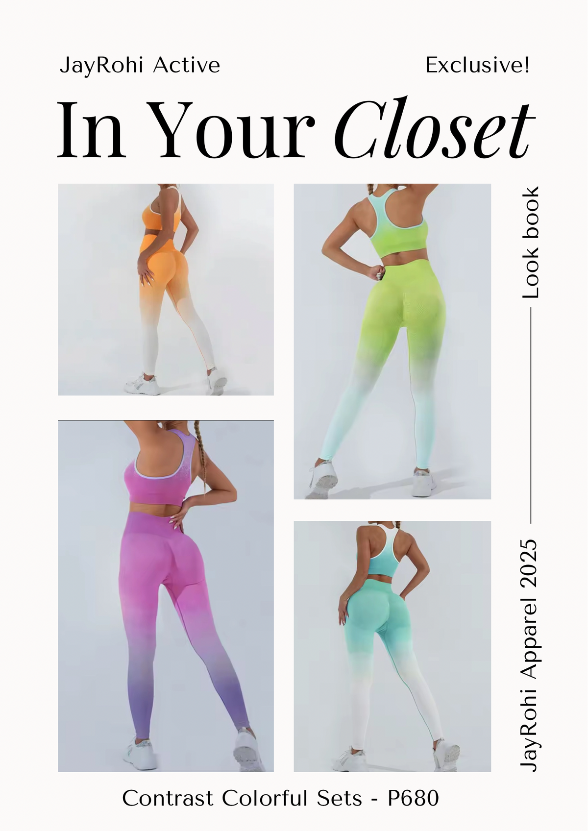 Baby Blue Contrast Yoga Set