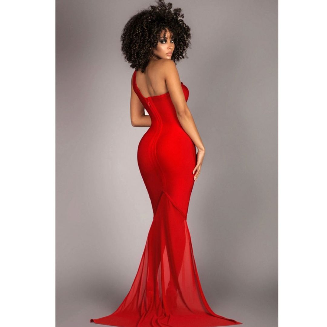 HIGHEND RED MERMAID DRESS