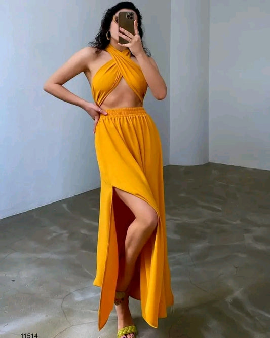 YELLOW VACAY SET