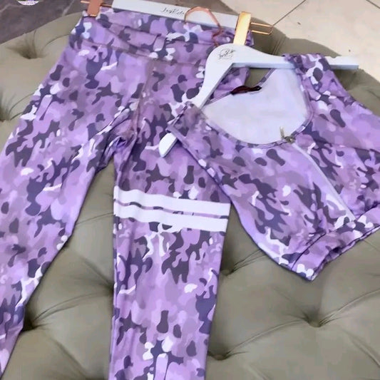 PURPLE MILITARY 2PC