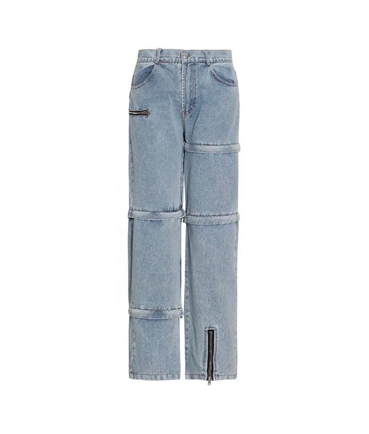 DETACHABLE DENIM JEANS