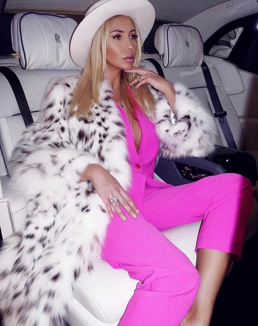 Minimalist Faux Fur Coat