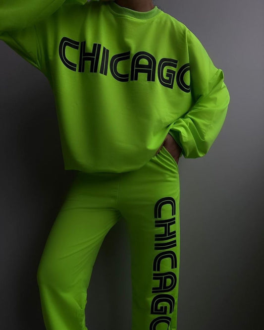 LIME GREEN TRACKSUIT