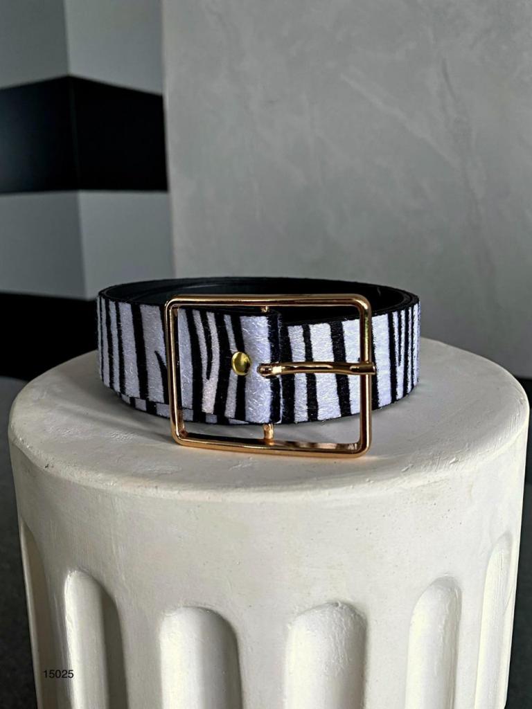 ZEBRA PRINT BELT