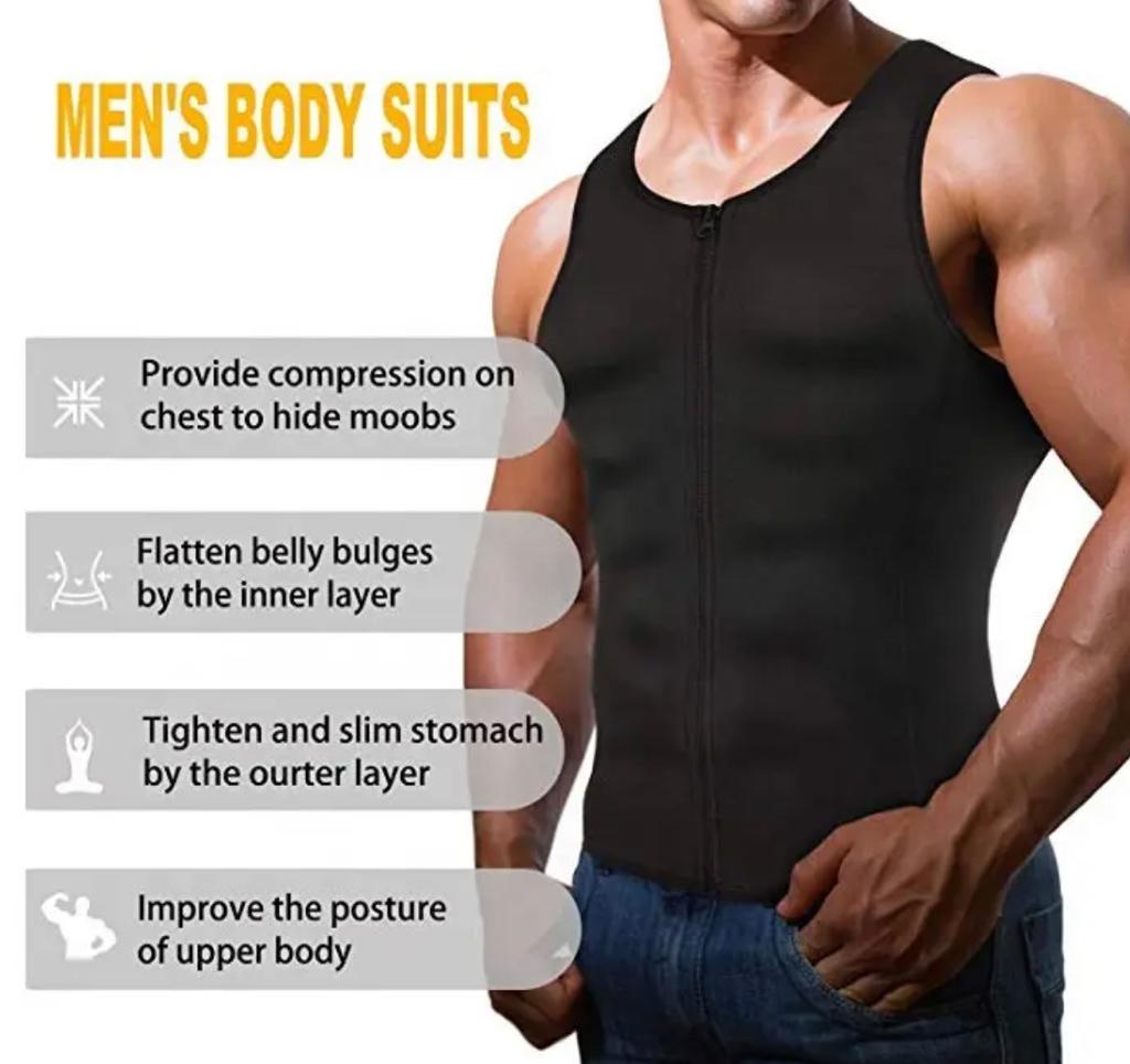 MENS COMPRESSION SLIMMING VEST