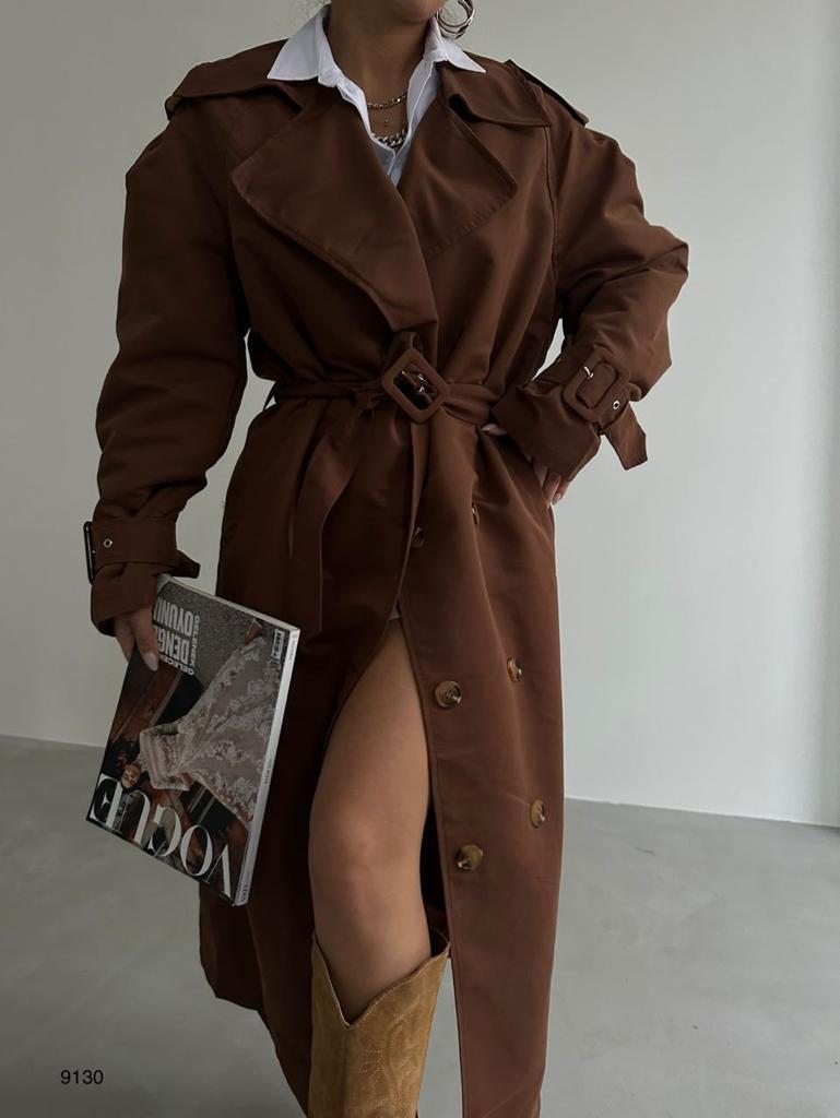 BROWN TRENCH COAT