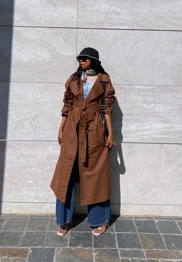 BROWN TRENCH COAT