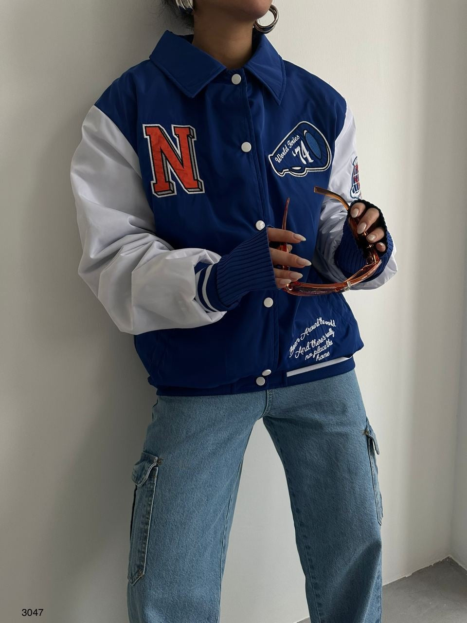 Blue Baseball Jacket